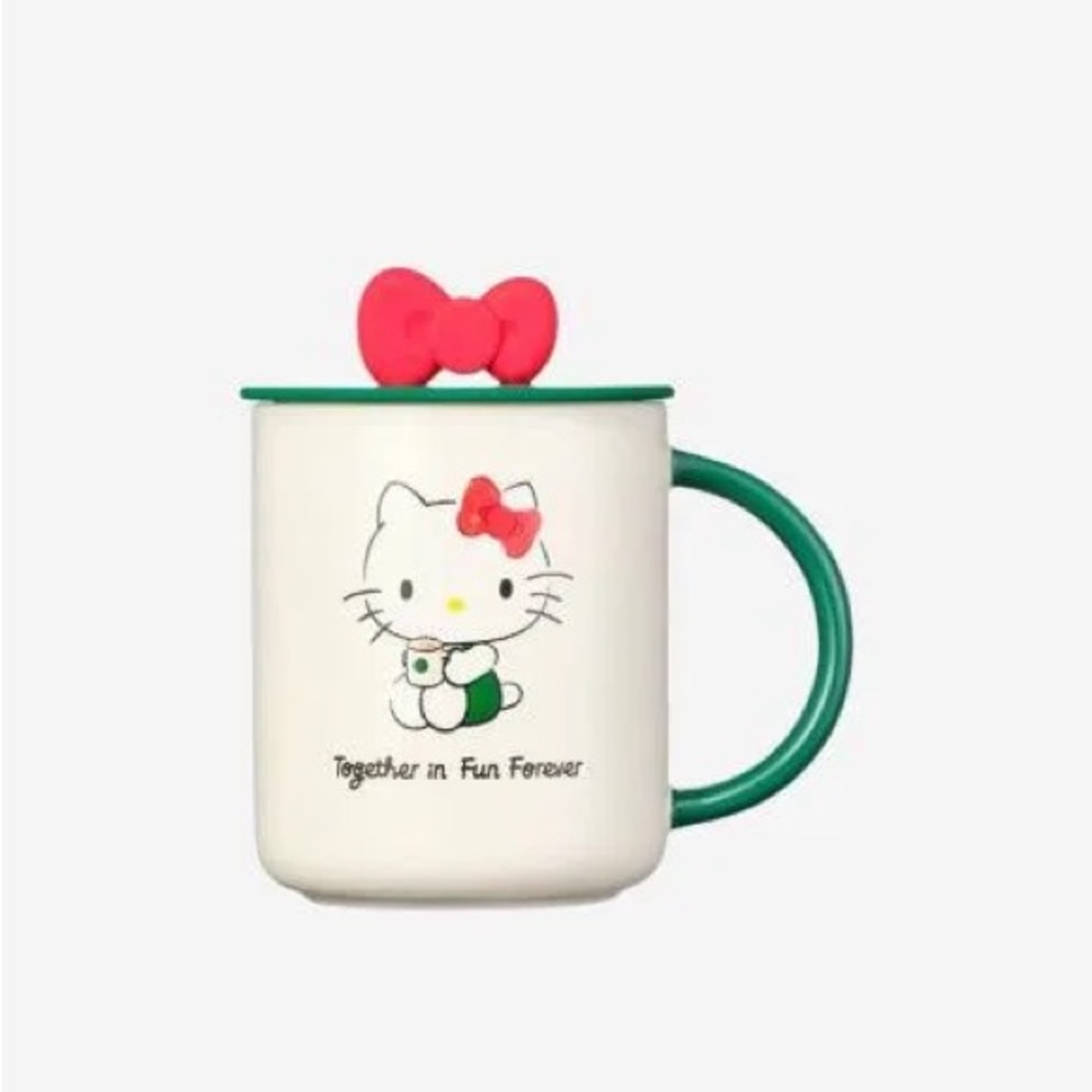 Hello Kitty x Starbucks Bow lid Mug